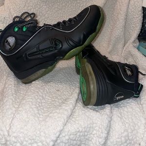 nike air 1/2 cent ( black green spark ) shoes